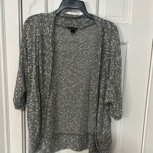 New Direction gray and white cardigan size large